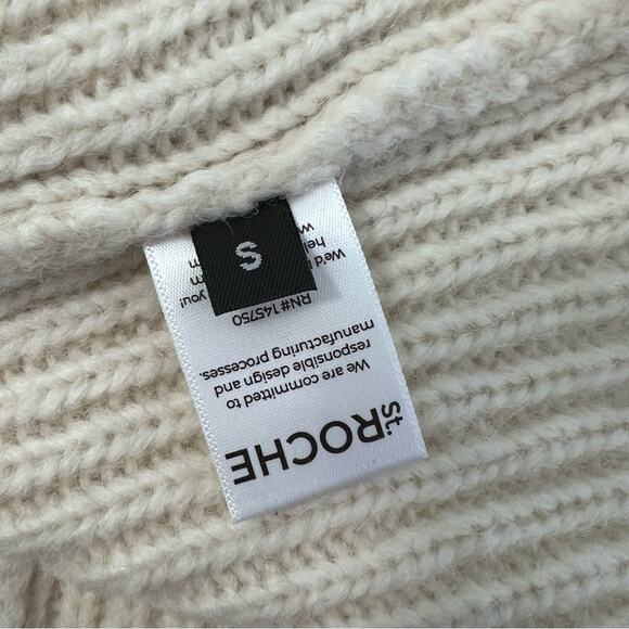 St.Roche Sz S Sissy Striped Baby Alpaca Blend Sweater - Picture 8 of 10